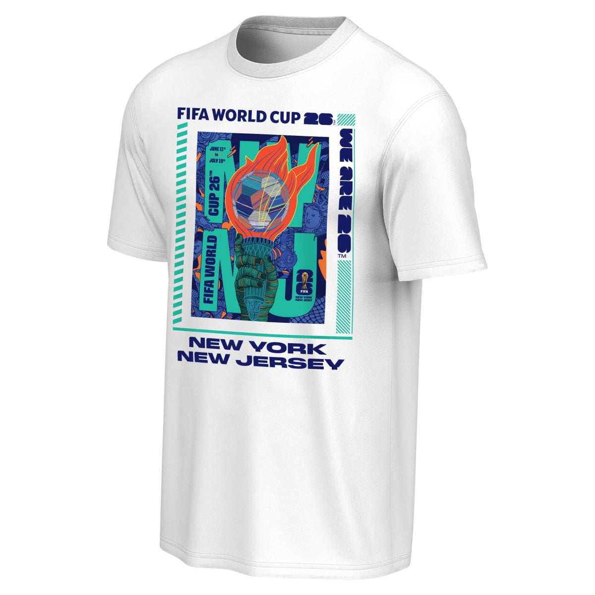 FIFA World Cup 2026 Men's Host City Poster Tee - New York New Jersey