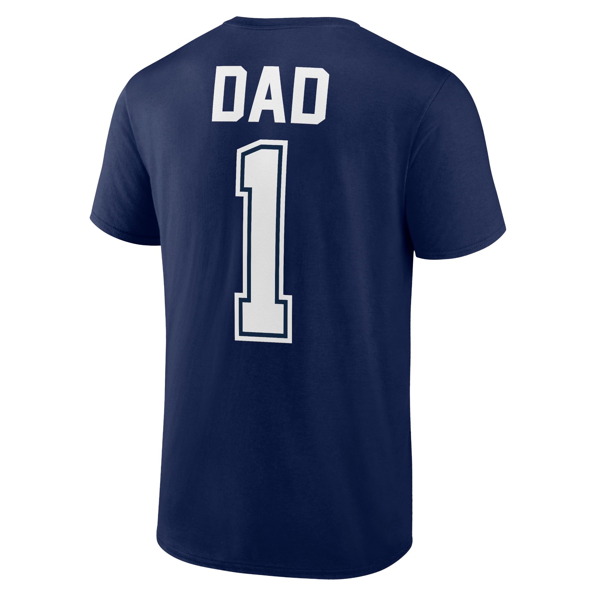 Men's Navy New York Yankees Father's Day #1 Dad T-Shirt