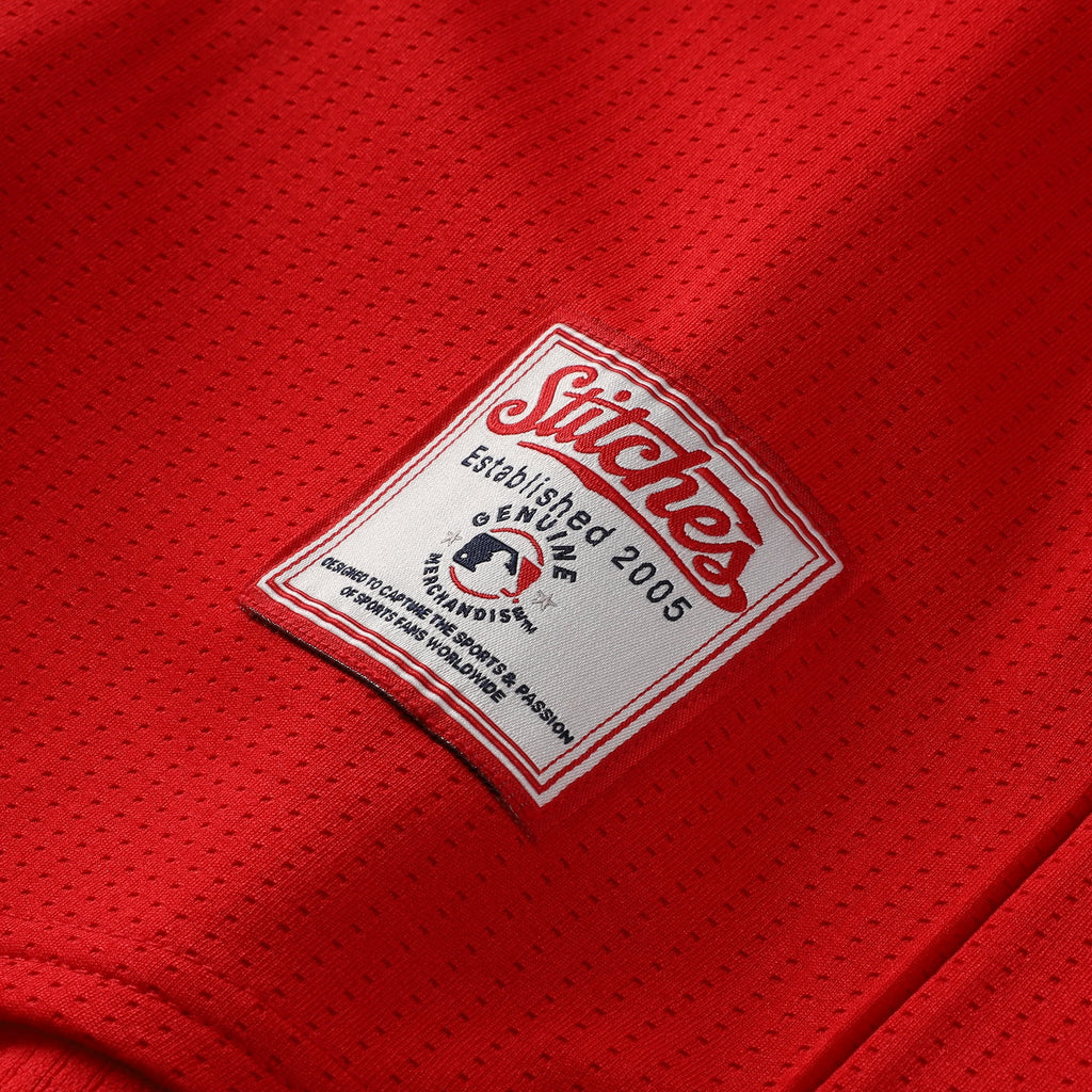 Men's Stitches  Red St. Louis Cardinals Team Color Full-Button Fashion Jersey